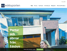 Tablet Screenshot of edsbyporten.se